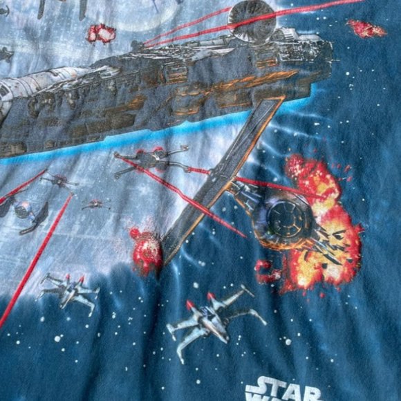 Vintage Star Wars Liquid Blue Shirt - Picture 3 of 3